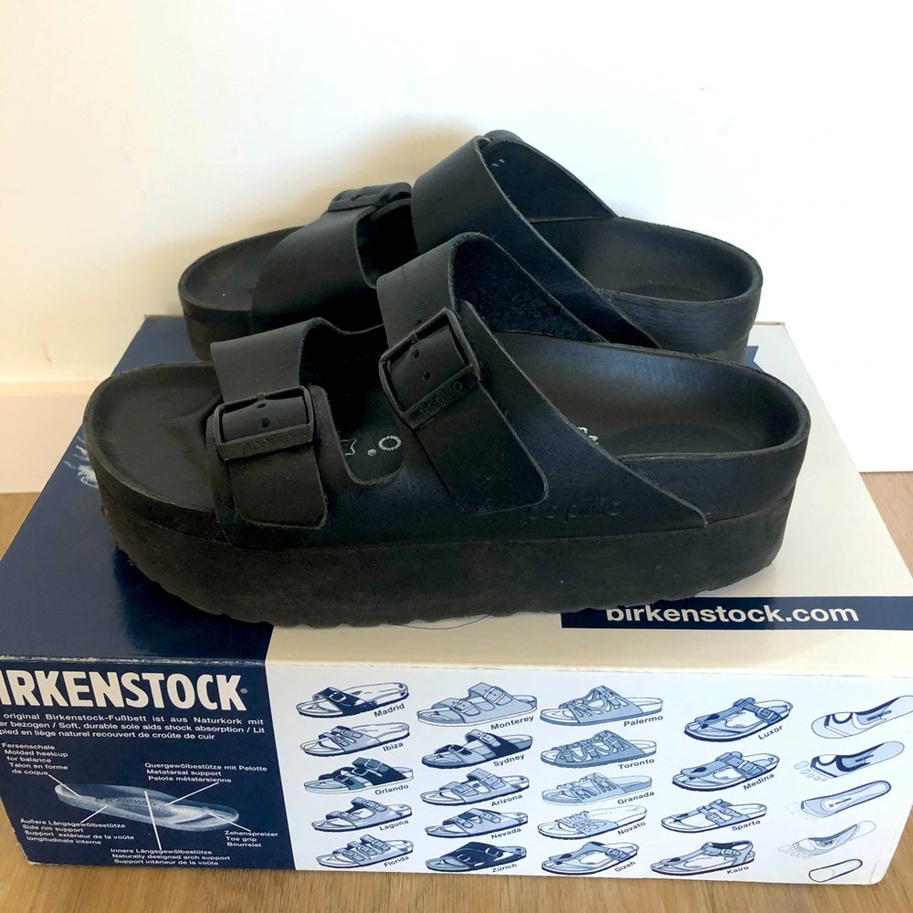 Birkenstock Papillio Arizona Exquisite Platforms